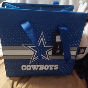 NFL Blue and White Cowboys Storage Bag
